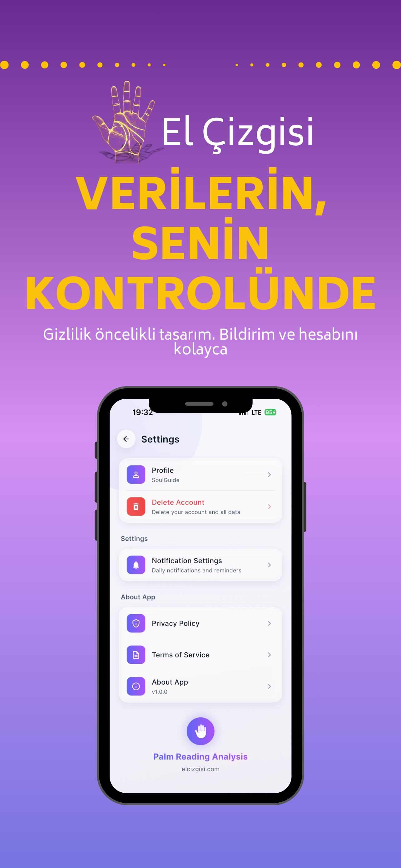 Verilerin, Senin Kontrolünde